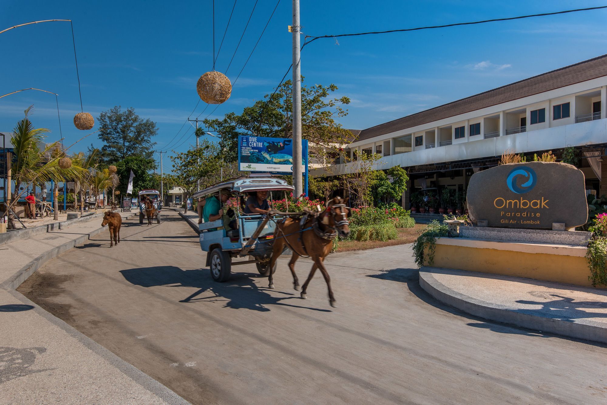 Hotel Ombak Paradise Gili Air Buitenkant foto